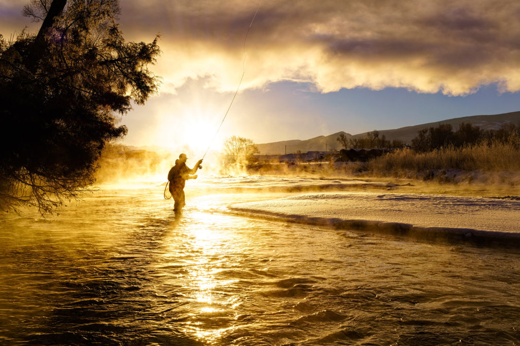Fly Fishing in the sunset in winter.jpeg
